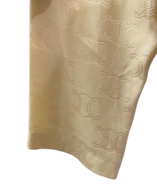 CELINE（セリーヌ）CELINE (セリーヌ) トリオンフPOブラウス ベージュ サイズ:34の古着・服飾アイテム