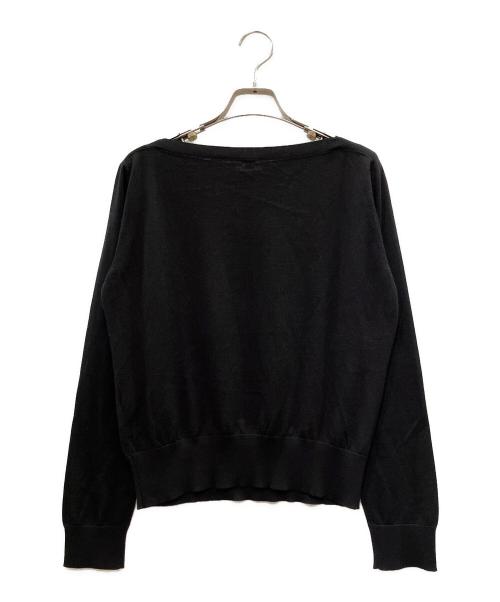 HERMES（エルメス）HERMES (エルメス) シェーヌダンクルニット ブラック サイズ:40の古着・服飾アイテム