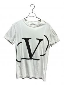 VALENTINO（ヴァレンティノ）の古着「ロゴTシャツ」｜ホワイト