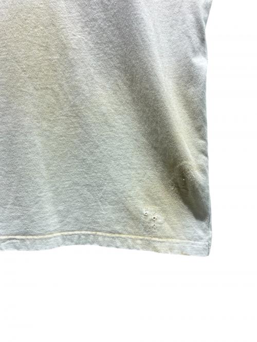 BALENCIAGA（バレンシアガ）BALENCIAGA (バレンシアガ) クラッシュダスト加工ワッペンTシャツ/739028 TOVN2 ベージュ サイズ:1の古着・服飾アイテム
