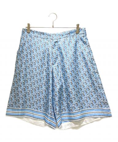 christian dior ハーフパンツ オブリーク トロッター シルク 中古・古着通販】Dior (ディオール) Oblique Silk Shorts/オブリーク