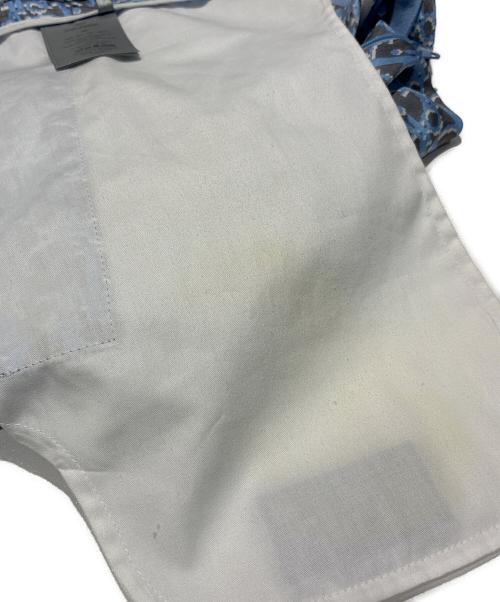 Dior（ディオール）Dior (ディオール) Oblique Silk Shorts/オブリーク/013C121A4751シルクハーフパンツ/ グレー×ブルー サイズ:48の古着・服飾アイテム