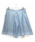 Dior（ディオール）の古着「Oblique Silk Shorts/オブリーク/013C121A4751シルクハーフパンツ/」｜グレー×ブルー