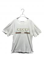 GUCCIグッチ）の古着「ヴィンテージロゴTシャツ」｜ホワイト