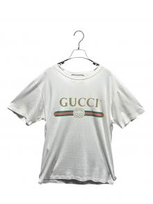 GUCCI（グッチ）の古着「ヴィンテージロゴTシャツ」｜ホワイト