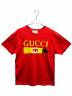 GUCCI（グッチ）の古着「ロゴTシャツ　717422 XJFHT」｜レッド