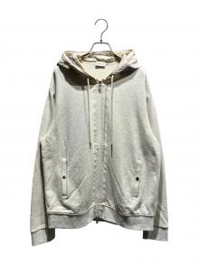 MONCLER（モンクレール）の古着「切替ジップパーカー」｜ベージュ