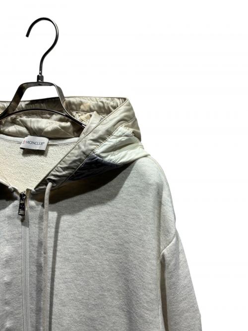 MONCLER（モンクレール）MONCLER (モンクレール) 切替ジップパーカー ベージュ サイズ:Lの古着・服飾アイテム