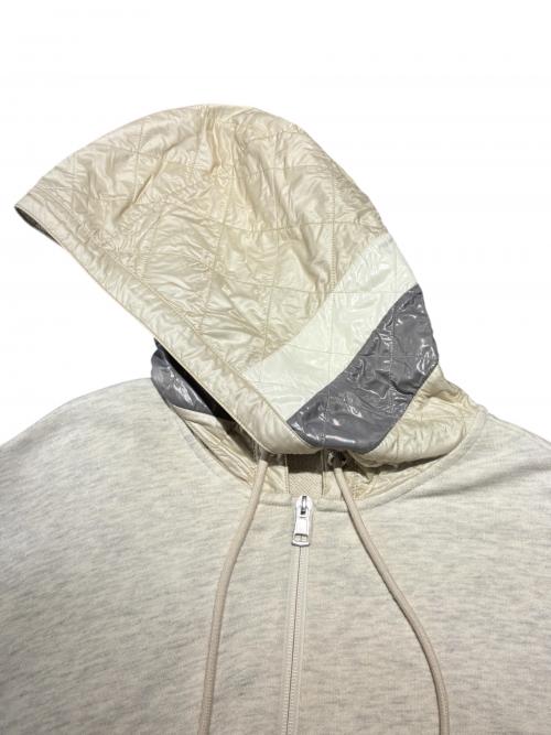 MONCLER（モンクレール）MONCLER (モンクレール) 切替ジップパーカー ベージュ サイズ:Lの古着・服飾アイテム