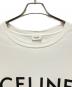 中古・古着 CELINE (セリーヌ) ロゴTシャツ ホワイト サイズ:M：42000円