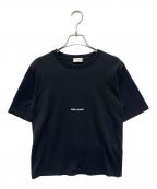 Saint Laurent Parisサンローランパリ）の古着「ロゴTシャツ」｜ブラック