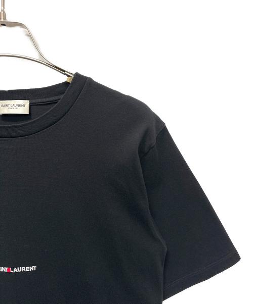 Saint Laurent Paris（サンローランパリ）Saint Laurent Paris (サンローランパリ) ロゴTシャツ ブラック サイズ:XSの古着・服飾アイテム