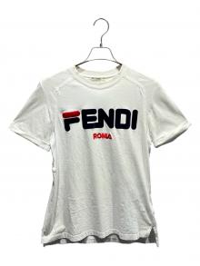 FENDI×FILA（フェンディ×フィラ）の古着「ロゴTシャツ/fs7074 a5h11」｜ホワイト