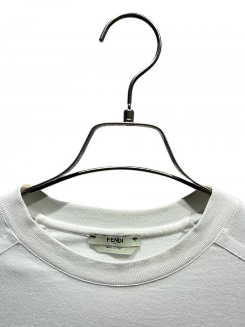 FENDI（フェンディ）FENDI (フェンディ) FILA (フィラ) ロゴTシャツ/fs7074 a5h11 ホワイト サイズ:XSの古着・服飾アイテム
