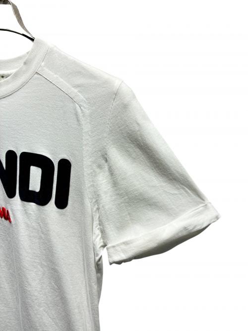 FENDI（フェンディ）FENDI (フェンディ) FILA (フィラ) ロゴTシャツ/fs7074 a5h11 ホワイト サイズ:XSの古着・服飾アイテム