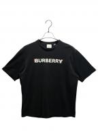 BURBERRYバーバリー）の古着「ロゴTシャツ」｜ブラック