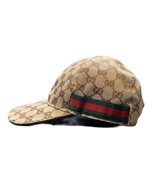 GUCCI（グッチ）GUCCI (グッチ) GGキャップ ベージュ サイズ:-の古着・服飾アイテム