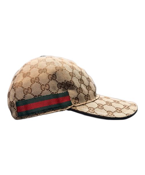 GUCCI（グッチ）GUCCI (グッチ) GGキャップ ベージュ サイズ:-の古着・服飾アイテム