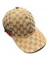 GUCCI（グッチ）の古着「GGキャップ」｜ベージュ