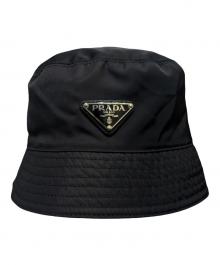 PRADA（プラダ）の古着「Re-Nylon Bucket Hat/ナイロン バケットハット」｜ブラック
