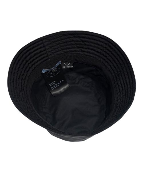 PRADA（プラダ）PRADA (プラダ) Re-Nylon Bucket Hat/ナイロン バケットハット ブラック サイズ:-の古着・服飾アイテム