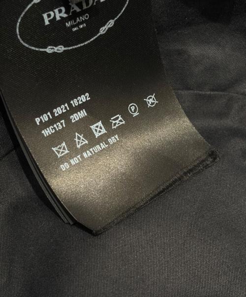 PRADA（プラダ）PRADA (プラダ) Re-Nylon Bucket Hat/ナイロン バケットハット ブラック サイズ:-の古着・服飾アイテム