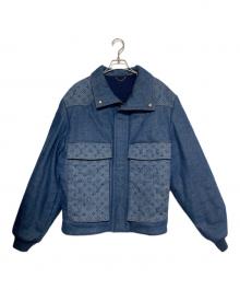 LOUIS VUITTON（ルイ ヴィトン）の古着「Monogram Padded Denim Jacket」｜インディゴ