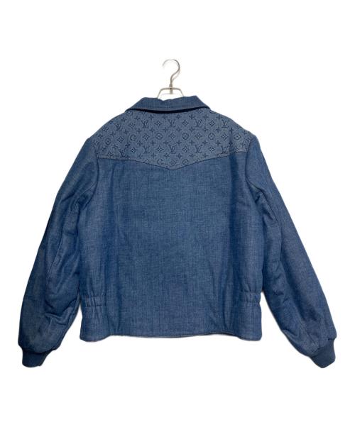 LOUIS VUITTON（ルイ ヴィトン）LOUIS VUITTON (ルイ ヴィトン) Monogram Padded Denim Jacket インディゴ サイズ:52の古着・服飾アイテム
