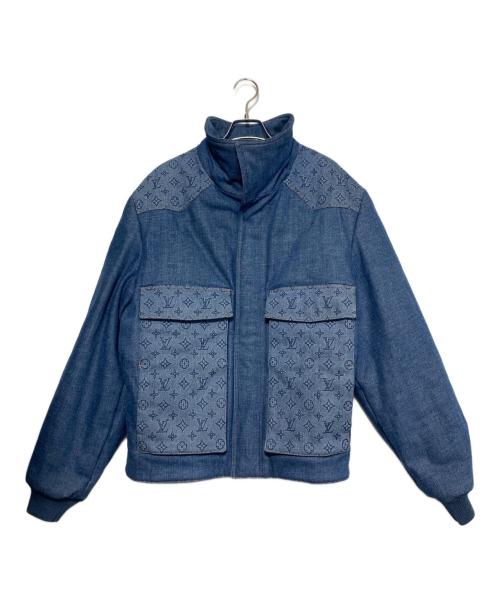 LOUIS VUITTON（ルイ ヴィトン）LOUIS VUITTON (ルイ ヴィトン) Monogram Padded Denim Jacket インディゴ サイズ:52の古着・服飾アイテム