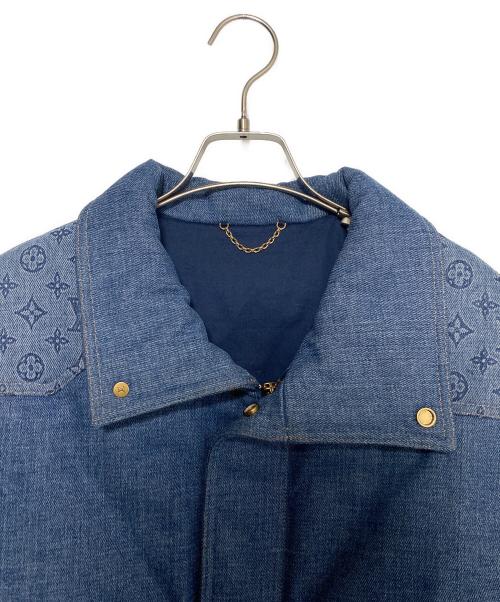 LOUIS VUITTON（ルイ ヴィトン）LOUIS VUITTON (ルイ ヴィトン) Monogram Padded Denim Jacket インディゴ サイズ:52の古着・服飾アイテム
