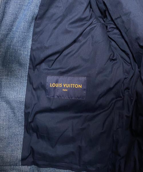 LOUIS VUITTON（ルイ ヴィトン）LOUIS VUITTON (ルイ ヴィトン) Monogram Padded Denim Jacket インディゴ サイズ:52の古着・服飾アイテム