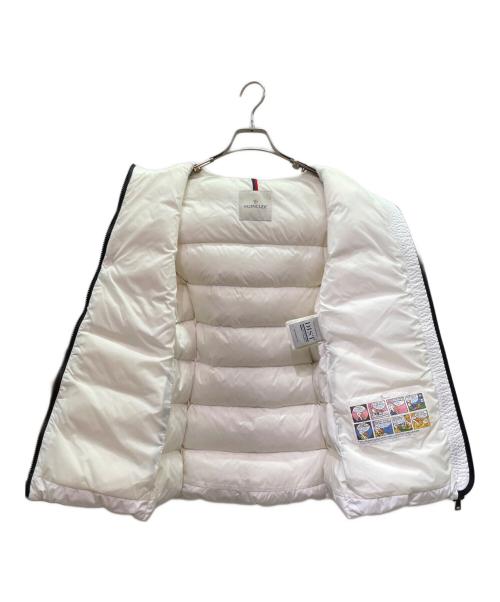 MONCLER（モンクレール）MONCLER (モンクレール) DERA/ダウンジャケット ホワイト サイズ:１の古着・服飾アイテム