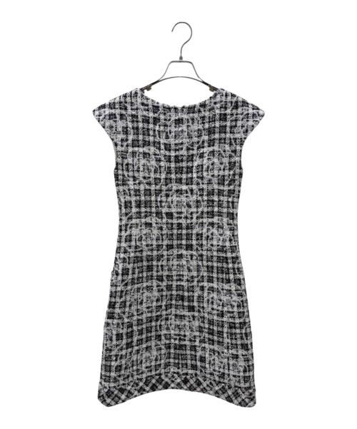 CHANEL（シャネル）CHANEL (シャネル) カメリアツイードワンピース サイズ:34の古着・服飾アイテム