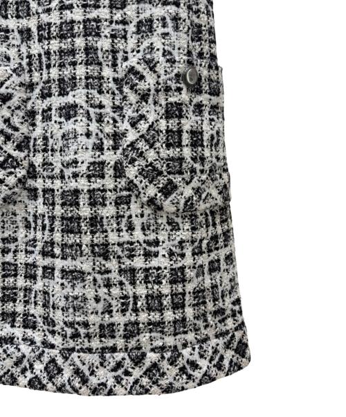 CHANEL（シャネル）CHANEL (シャネル) カメリアツイードワンピース サイズ:34の古着・服飾アイテム