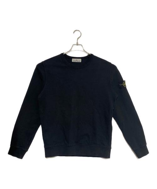 STONE ISLAND（ストーンアイランド）STONE ISLAND (ストーンアイランド) ロゴパッチスウェット ブラック サイズ:Mの古着・服飾アイテム