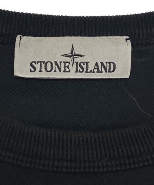 STONE ISLAND（ストーンアイランド）STONE ISLAND (ストーンアイランド) ロゴパッチスウェット ブラック サイズ:Mの古着・服飾アイテム