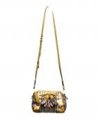 BURBERRYバーバリー）の古着「クロスボディショルダーバッグ」｜ベージュ×ブラウン