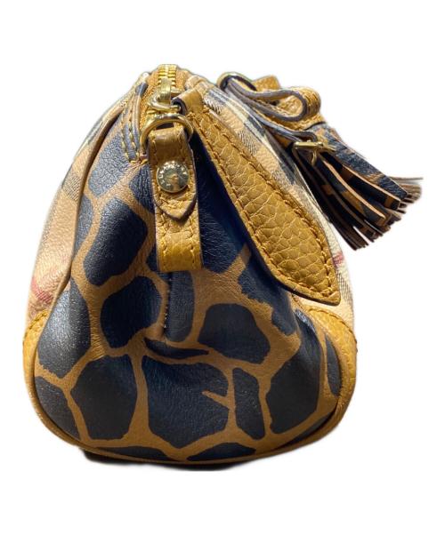 BURBERRY（バーバリー）BURBERRY (バーバリー) クロスボディショルダーバッグ ベージュ×ブラウン サイズ:-の古着・服飾アイテム