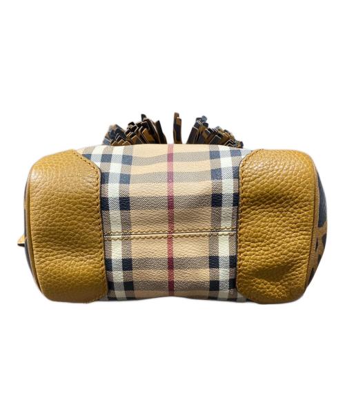 BURBERRY（バーバリー）BURBERRY (バーバリー) ジラフ柄ノバチェックショルダーバッグ ベージュ×ブラウン サイズ:-の古着・服飾アイテム