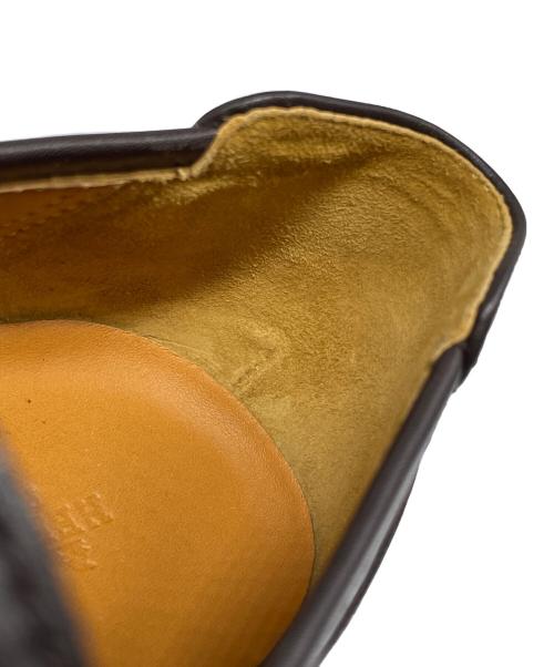 HERMES（エルメス）HERMES (エルメス) ローファー ブラック サイズ:41 1/2の古着・服飾アイテム