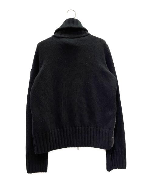 MONCLER（モンクレール）MONCLER (モンクレール) ニット切替ダウンジャケット ネイビー サイズ:Ｍの古着・服飾アイテム