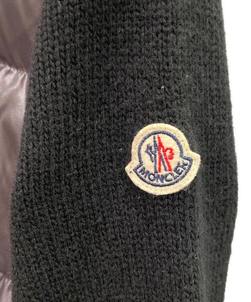 MONCLER（モンクレール）MONCLER (モンクレール) ニット切替ダウンジャケット ネイビー サイズ:Ｍの古着・服飾アイテム