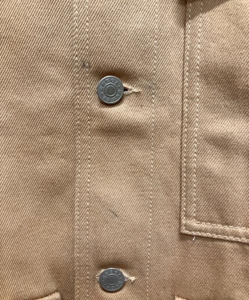 GUCCI（グッチ）GUCCI (グッチ) GGエンボスカバーオール ブラウン サイズ:48の古着・服飾アイテム