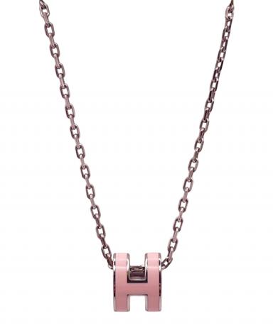 中古・古着通販】HERMES (エルメス) ミニポップHネックレス ピンク