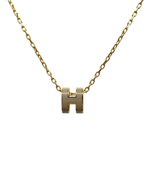 HERMES（エルメス）HERMES (エルメス) ミニポップHネックレス ベージュ サイズ:ミニの古着・服飾アイテム