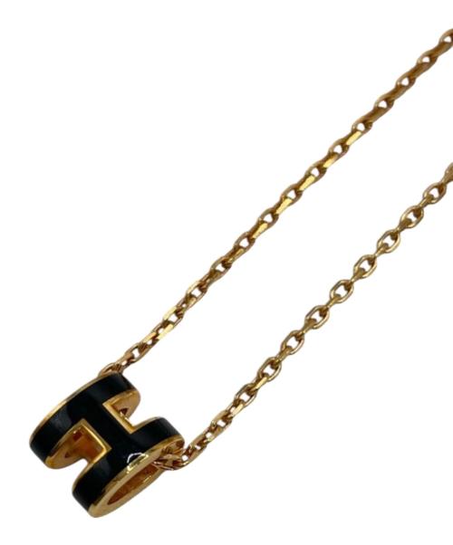 HERMES（エルメス）HERMES (エルメス) ミニポップHネックレス ブラック サイズ:ミニの古着・服飾アイテム