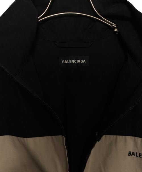 BALENCIAGA（バレンシアガ）BALENCIAGA (バレンシアガ) ロゴナイロンジャケット ブラック サイズ:44の古着・服飾アイテム