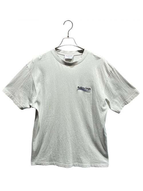 BALENCIAGA（バレンシアガ）BALENCIAGA (バレンシアガ) キャンペーンロゴTシャツ/641655 TKVJ1 アイボリー サイズ:XSの古着・服飾アイテム
