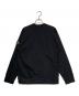 STONE ISLAND (ストーンアイランド) Garment Dye Sweat L/S TEE ブラック サイズ:S：22000円