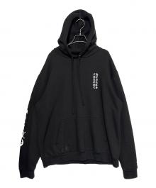 CHROME HEARTS（クロムハーツ）の古着「Vertical Logo Pullover Hoodie」｜ブラック